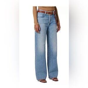 Citizens Of Humanity Annina High Rise Wide Leg Jeans in Meuse
